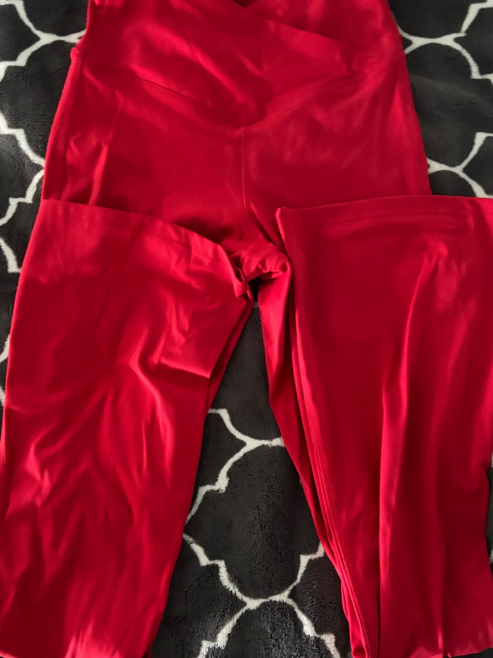 Bright Red Stretch Leggings